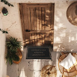 Probably Out Playing Pickleball Funny Custom Black Doormat<br><div class="desc">Probably out playing Pickleball! Show your love for Pickleball with this hilarious doormat. With a simple typography based design and a distressed textured finish, this neutral black/tan mat suits a variety of decor styles. Leave the current quote or customise the template with your own! Visit my shop to find similar...</div>