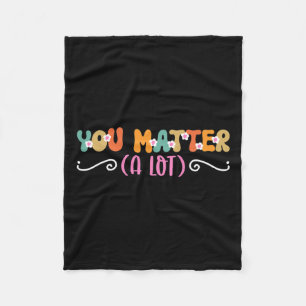 Problem A Lot Mental Health Awareness Fleece Blanket