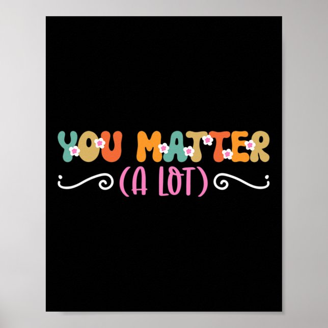 Problem A Lot Mental Health Awareness  Poster (Front)