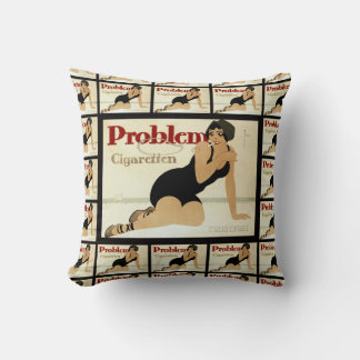 Problem Cigarette Ad Cushion