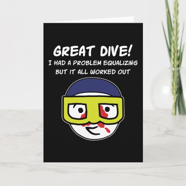 Problem Equalising Greeting Card (Front)