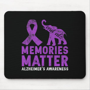 Problem Heimer - Purple Elephant Mouse Pad