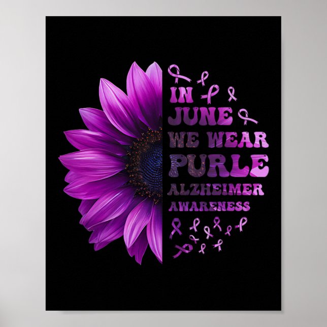 Problem Heimer Purple Heimer's Awareness 4  Poster (Front)
