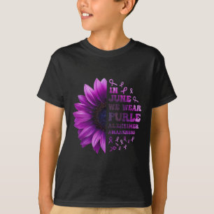 Problem Heimer Purple Heimer's Awareness 4 T-Shirt