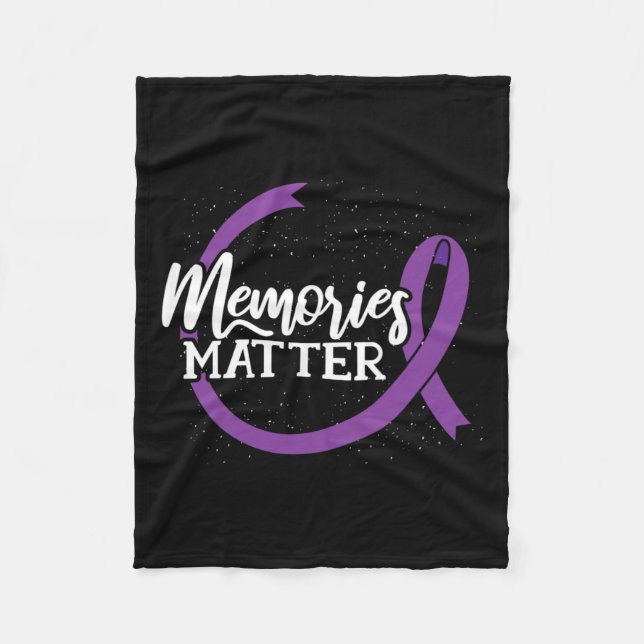 Problem - Heimer’s Awareness - National Heimer 1  Fleece Blanket (Front)