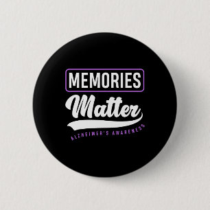 Problem Heimer Supporter Heimer's Awareness  6 Cm Round Badge