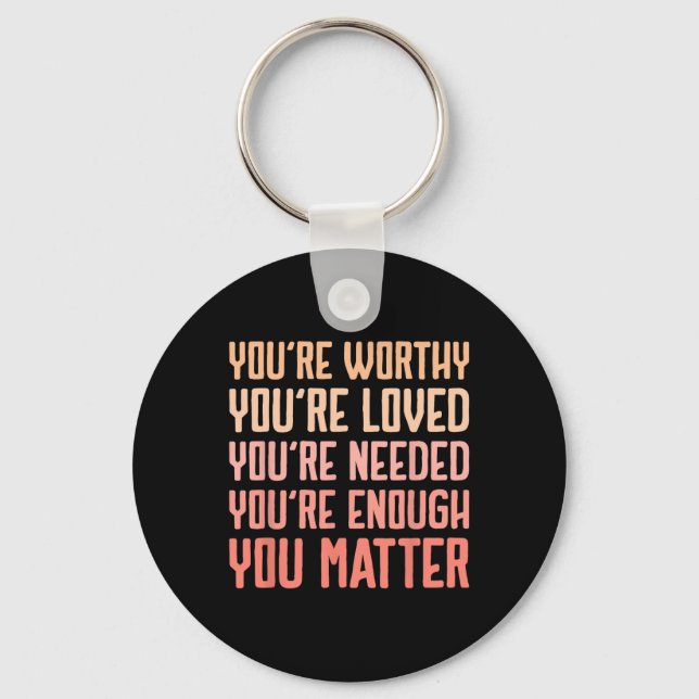 Problem Kindness Fight The Stigma Mental Health Aw Key Ring (Front)