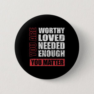Problem Mental Health Awareness  6 Cm Round Badge