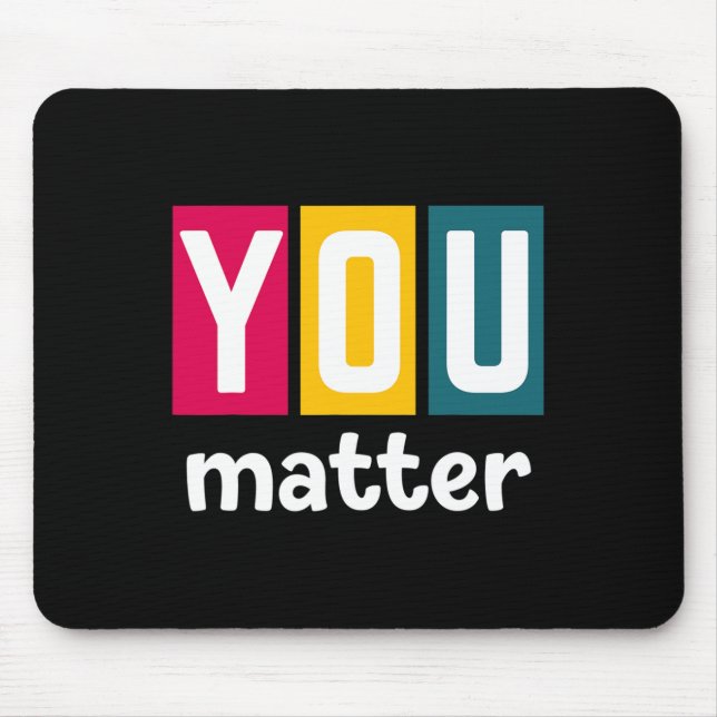Problem Mental Health Awareness For Women  Mouse Pad (Front)