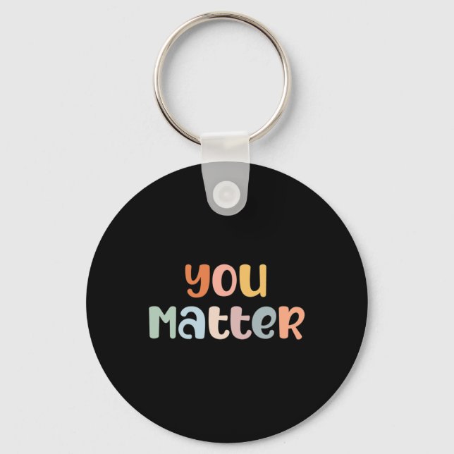 Problem Mental Health Awareness Illness Anxiety  Key Ring (Front)