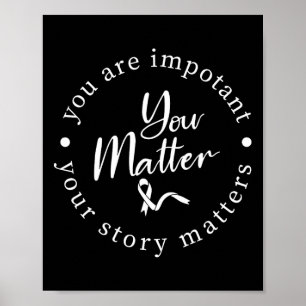 Problem Mental Health Awareness Warrior Counsellor Poster