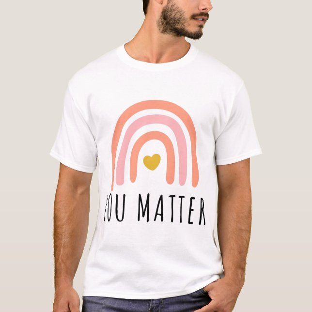 Problem Promote Positive Awareness Inspirational D T-Shirt (Front)