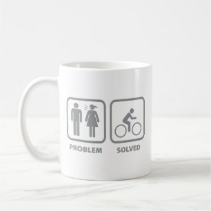 Problem Solved Cycling Coffee Mug
