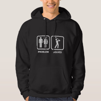 Problem Solved Golfing Hoodie