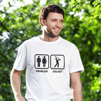 Problem Solved Golfing T-Shirt