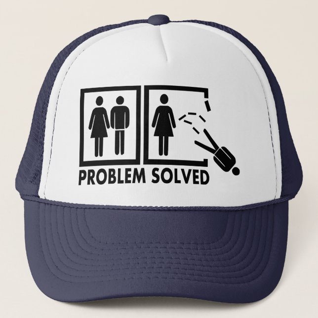 Problem solved - Man Trucker Hat (Front)