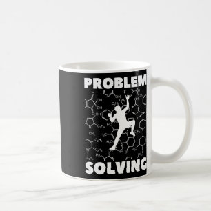 Problem Solving Climber, Rock Climbing Chemistry, Coffee Mug