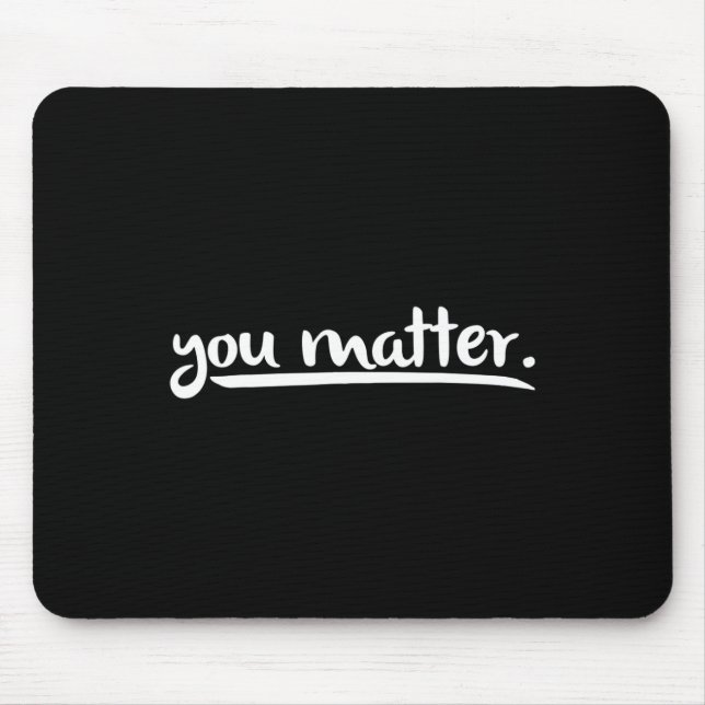 Problem' Suicide Prevention Awareness  Mouse Pad (Front)