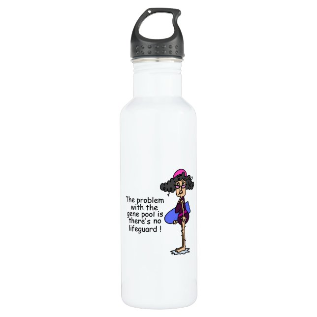 Problem With the Gene Pool 710 Ml Water Bottle (Front)