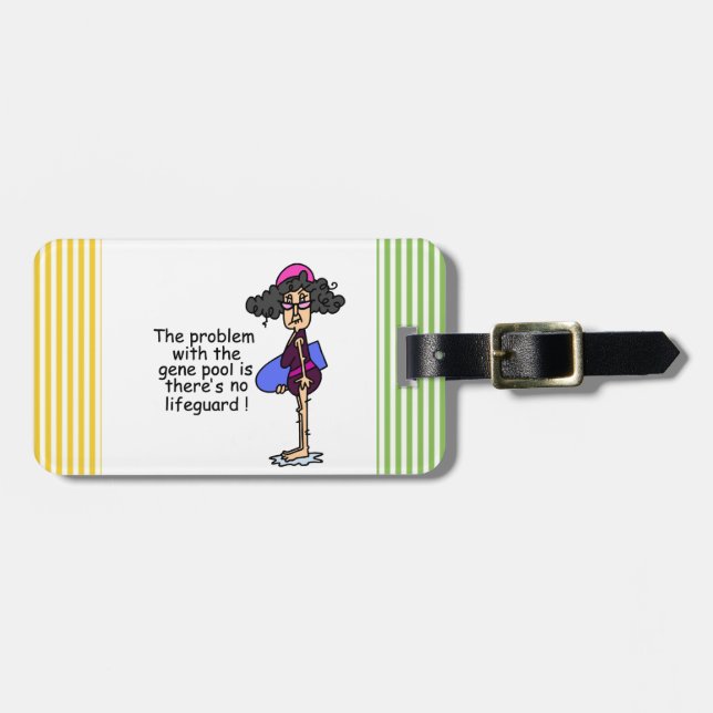Problem With the Gene Pool Luggage Tag (Front Horizontal)