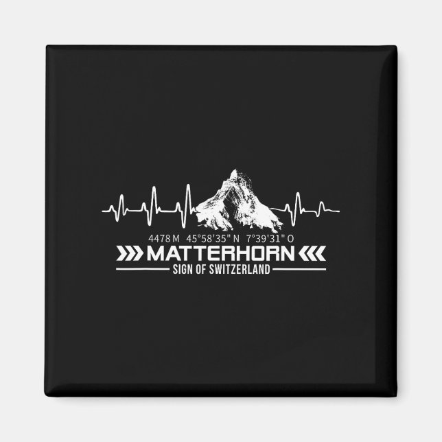 Problemhorn Switzerland Alps Zermatt Hiking Mounta Magnet (Front)