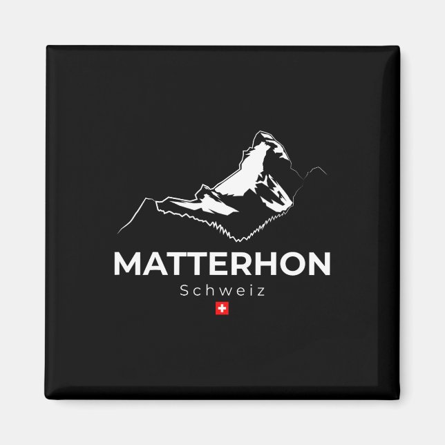 Problemhorn Switzerland Mountains Rockclimbing Hik Magnet (Front)