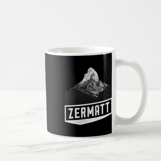 Problemhorn Zermatt Switzerland Skiing Holiday Mou Coffee Mug (Right)