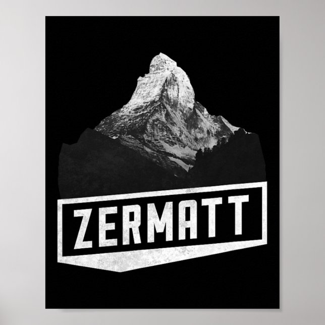 Problemhorn Zermatt Switzerland Skiing Holiday Mou Poster (Front)