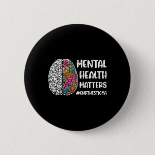 Problems Mental Mental  6 Cm Round Badge