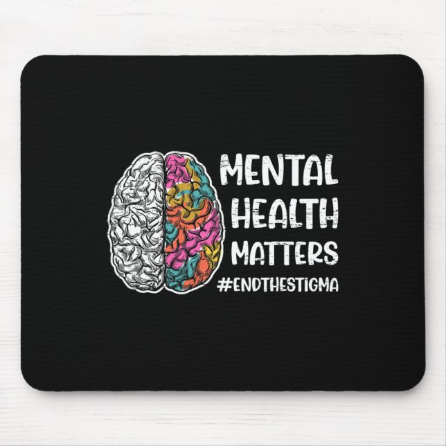 Problems Mental Mental  Mouse Pad (Front)
