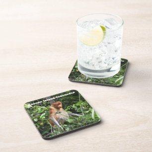 Proboscis Monkey Borneo Coaster