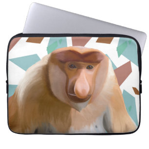 Proboscis Monkey Endangered Species  Laptop Sleeve