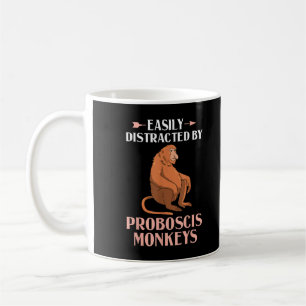 Proboscis Monkey Funny Long Nosed Monkeys Coffee Mug