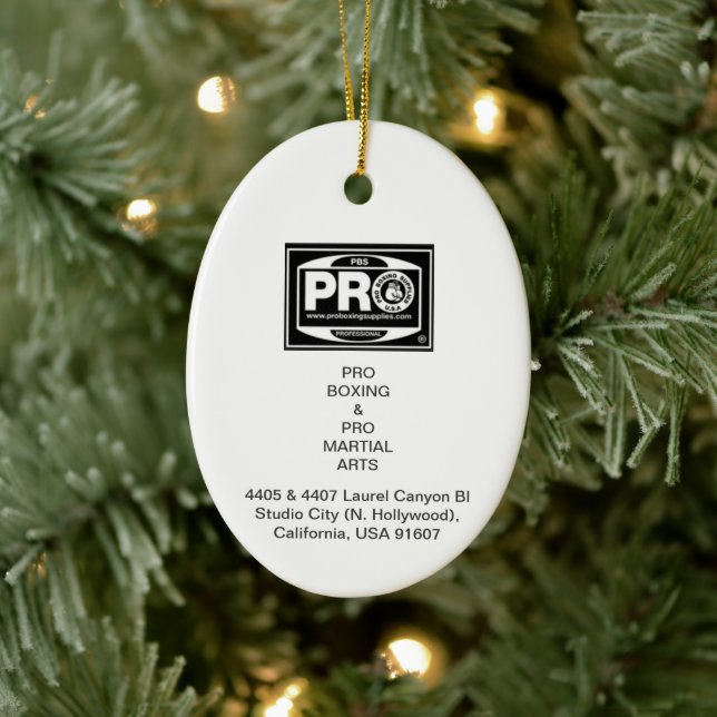 #PROBOXING & #PROMARTIALARTS CERAMIC TREE DECORATION (Tree)