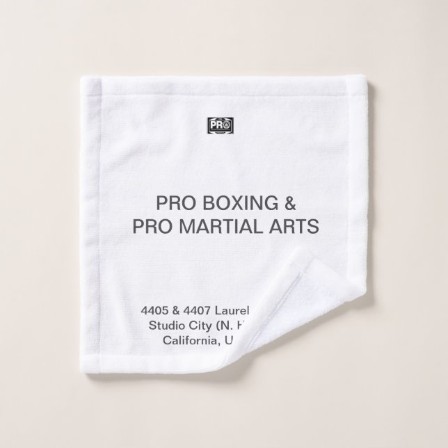 #PROBOXING & #PROMARTIALARTS WASH CLOTH (Wash Cloth)