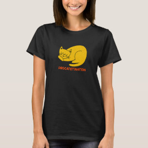 Procatstination Cat Humor Kitten Lazy Cat Mom 1 T-Shirt