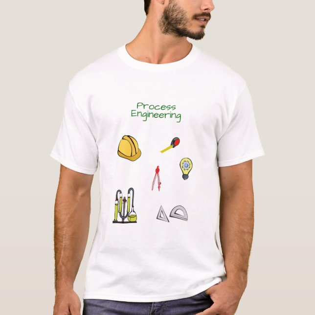 Process engineer Chemical engineering T-Shirt (Front)