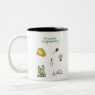 Process engineer Chemical engineering Two-Tone Coffee Mug