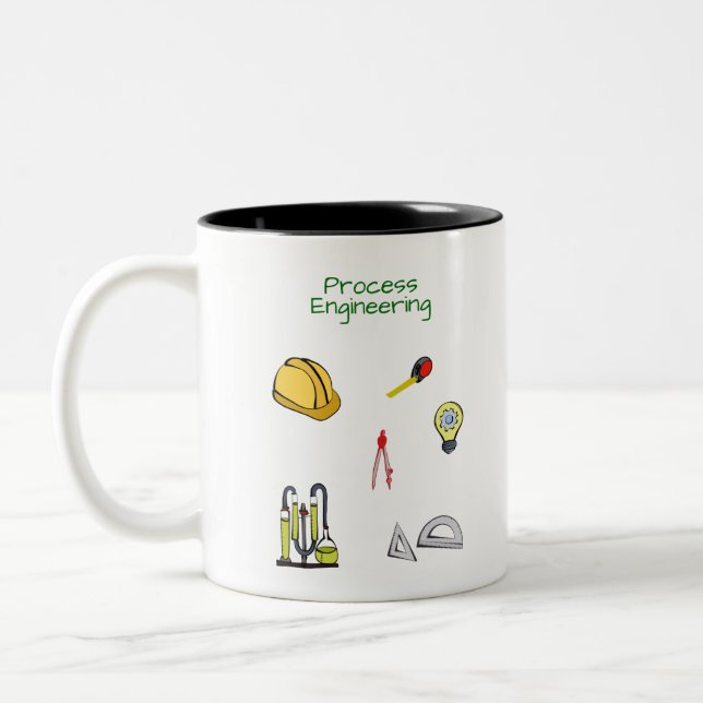 Process engineer Chemical engineering Two-Tone Coffee Mug (Left)