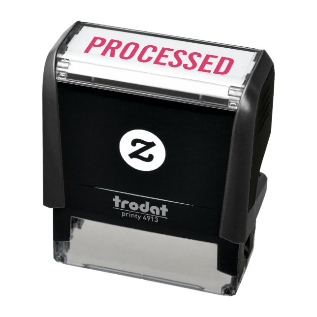 Processed Office Documents Business Self-inking Stamp (Product)