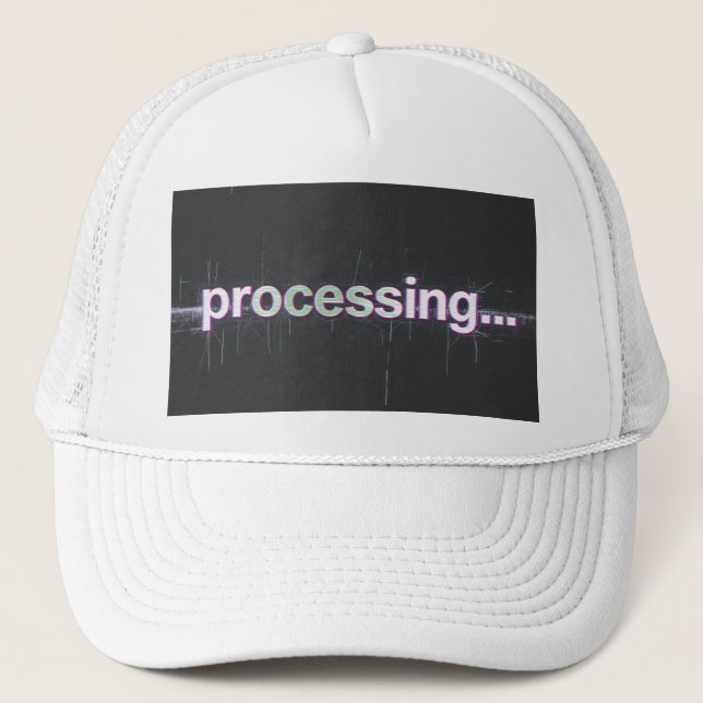 Processing Glitch Tech Cap (Front)