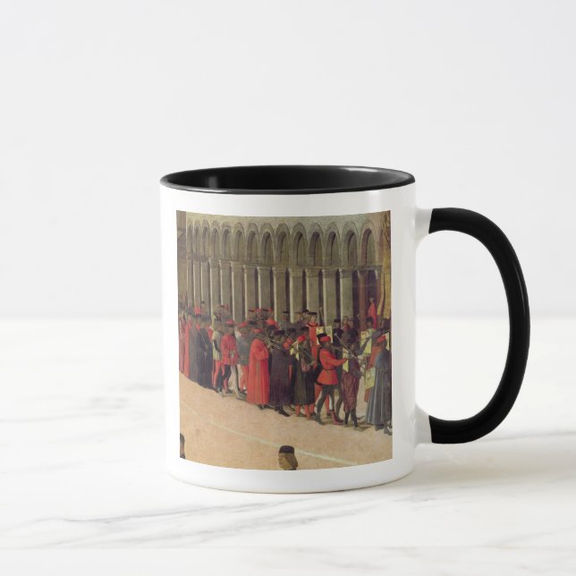 Procession in St. Mark's Square, detail of musicia Mug (Right)