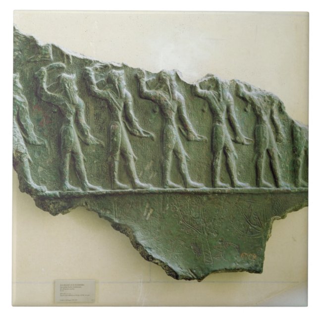 Procession of Elamite warriors, Susa, Iran, Elamit Tile (Front)