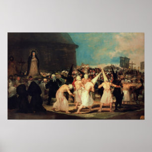 Procession of Flagellants, 1815-19 Poster