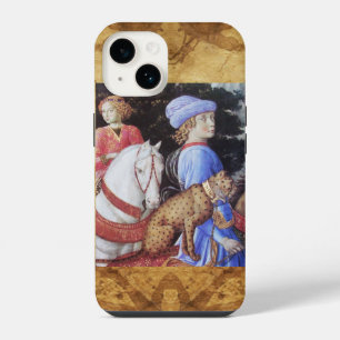 Procession of Magus Melchior,Horse Riders,Wild Cat iPhone 14 Case