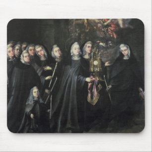 Procession of St. Clare with the Eucharist Mouse Pad