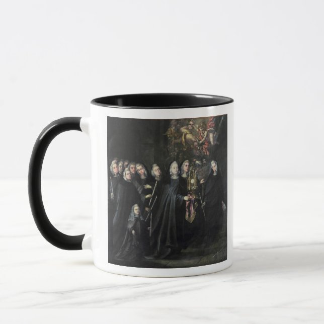 Procession of St. Clare with the Eucharist Mug (Left)