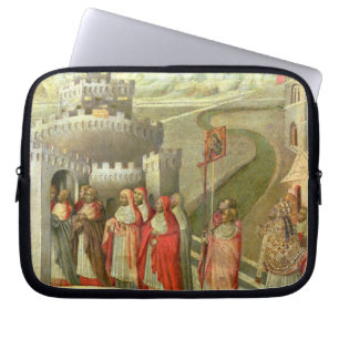 Procession of St. Gregory to the Castel St. Angelo Laptop Sleeve