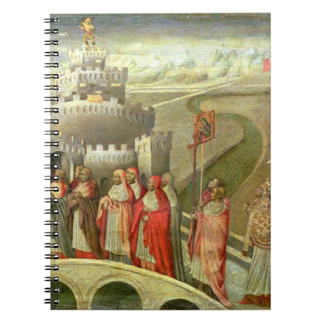 Procession of St. Gregory to the Castel St. Angelo Notebook (Front)