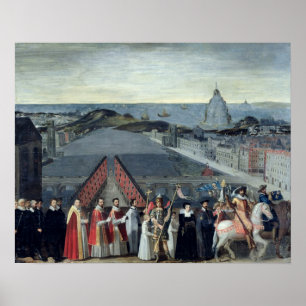 Procession of the Brotherhood of Saint-Michel Poster